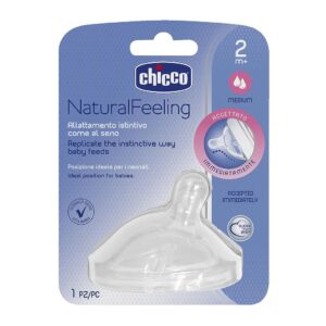 Chicco Tétines Natural Feeling Food (Lot de 2) 2m+
