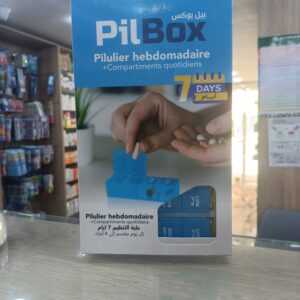 Pilulier Hebdomadaire Distributeur de pilules Multicolore à 28 Compartiments pour 7 Jours