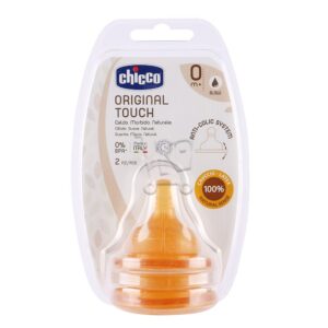 Chicco Tétine Silicone Food 0m+ 2pcs