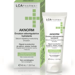 LCA Pharma Aknorm Emulsion Sébo-régulatrice Hydratante 40 ml