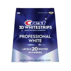 CREST 3D WHITESTRIPS PROFESSIONAL WHITE LEVELS 20 WHITER 20 TRAITEMENTS