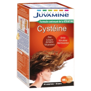 Juvamine Cystéine – Formule À La Kératine – 60 Comprimés