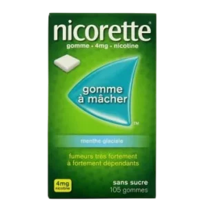 NICORETTE 4MG 105 GOMMES
