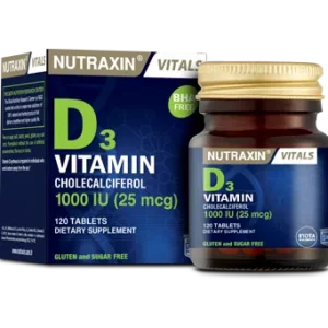 Nutraxin Vitamine D3 1000UI (25mcg)