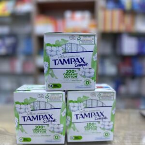 TAMPAX COMPAK 14 Tampons 100 % Coton Bio Super